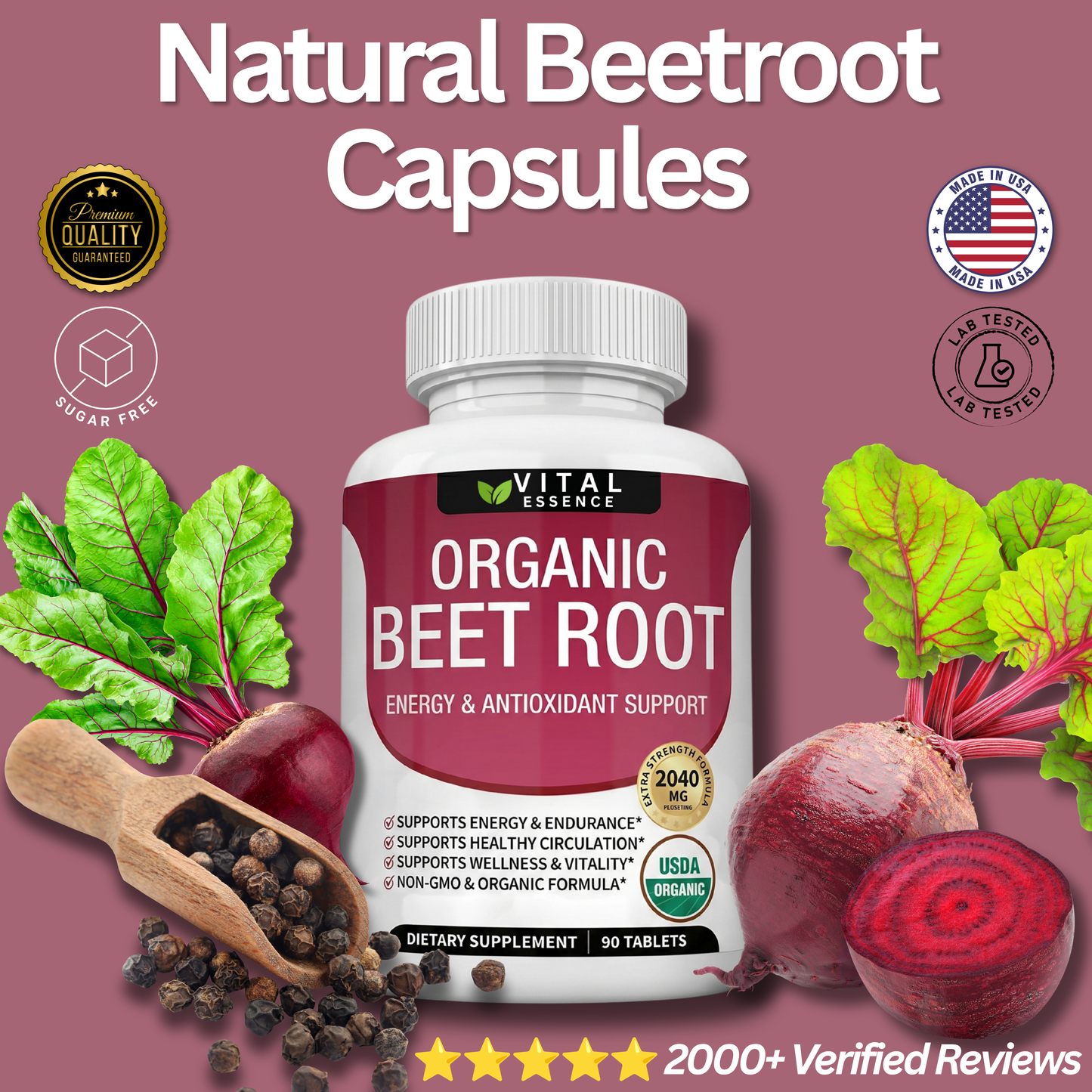 Natural Beetroot Capsules